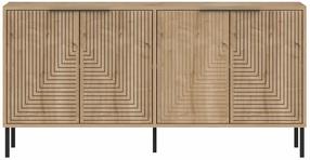 Консольный стол Kalune Design Lurea, sapphire oak цв., 36 см x 150 см x 75 см