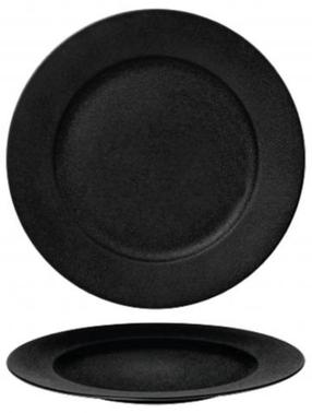 Taldrik prae Leela Baralee Fine Plus Satin, Ø 27 cm, must v.