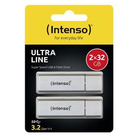 USB atmintinė Intenso Ultra Line, sidabro sp., 32 GB