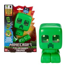 Žaislinė figūrėlė Mattel Minecraft My Pet Creeper JGX49, žalia sp.