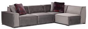 Kampinė sofa Hanah Home Lego Corner 9 6, pilka sp., dešininė, 190 x 300 cm x 76 cm