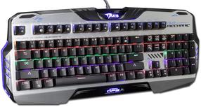 Klaviatūra E-Blue Mazer Mazer 729, EN, pilka