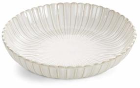 Servēšanas bļoda Avril, 24 cm x 24 cm x 5 cm, Ø 24 cm, krēmkrāsa, keramika
