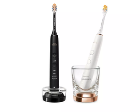 Электрическая зубная щетка, набор Philips Sonicare DiamondClean 9000 HX9914/69, золотой цв./черный цв.