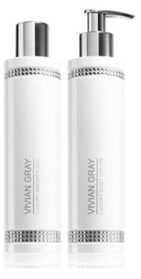 Kūno priežiūros rinkinys Vivian Gray Crystal White, 2 vnt.