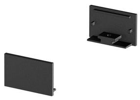 LED profilio galinis dangtelis SLV Grazia 20 Flat Version 1000561, juoda sp., IP20
