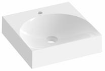 Vonios praustuvas Ravak Lite, keramika, 45 cm x 45 cm x 10 cm, balta sp.