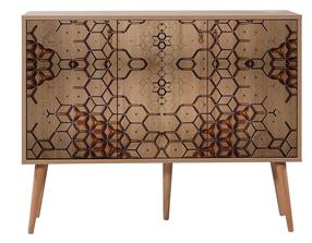 Spintelė Kalune Design Mega 720, sonoma ąžuolo sp., 36 cm x 120 cm x 90 cm