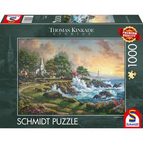 Dėlionė Schmidt Thomas Kinkade Studios Treasure By The Sea, 49.3 cm x 69.3 cm, 1000 vnt., įvairių spalvų
