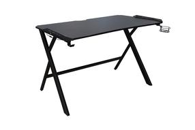 Стол для компьютерных игр Domoletti Nela RGB, 120 см x 60 см, 75 см, черный цв.