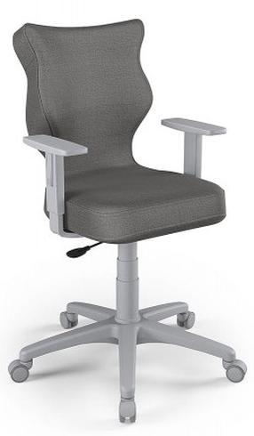 Bērnu darba krēsls Duo MT33 Size 6, 40 x 42.5 x 89.5 - 102.5 cm, pelēka krās./tumši pelēka krās.