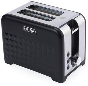 Tosteris Petra PT6104BVDE, melna krās.