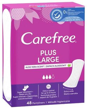 Pesukaitsmed Carefree Aloe Vera, Plus Large, 48 tk