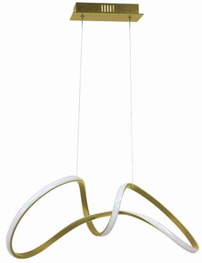 Šviestuvas kabinamas Milagro Tesoro ML7953, LED, 4000 °K, 1 x 48 W, aukso sp./balta sp. / aukso sp.
