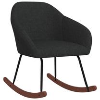 Supamasis krėslas VLX Rocking 330534, juoda sp., 63 cm x 75 cm x 74.5 cm