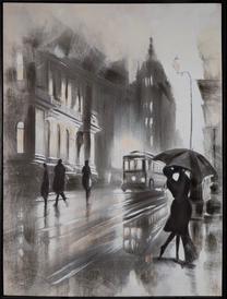 Reprodukcija Umbrella, 60 cm x 80 cm