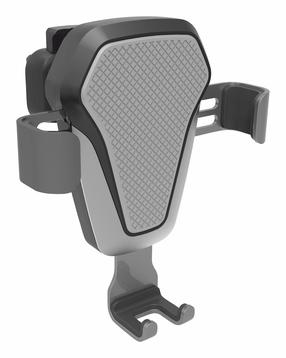 Auto telefona turētājs Compass LUKE-V, 0.18 kg, 6.5 ", sudraba krās., 5 - 10 W