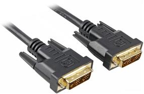 Adapter Sharkoon VI-D To DVI-D 18+1pin, DVI-D male, 5 m, must v.