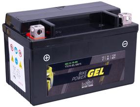 Akumuliatorius IntAct Bike Power GEL YTX7A-BS, 12 V, 6 Ah, 120 A