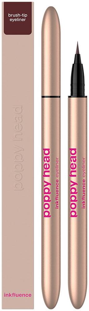 Akių pieštukas Poppy Head Inkfluence Brush-Tip Eyeliner, 0.6 ml, berry brown sp. 02
