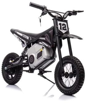 Bērnu elektriskais motocikls Lean Cars Cross Bike A9901, melna krās.