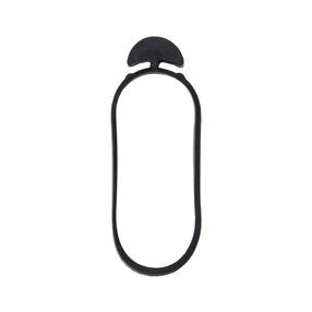 Augu stiprinājuma gredzeni Bradas Anchor Rubber Tie, 7 cm x 0.4 cm, 7 cm, gumija, melna krās.