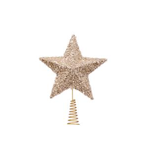 Eglīšu galotne Christmas Touch MC18B-23703, zelta krās., 22 cm