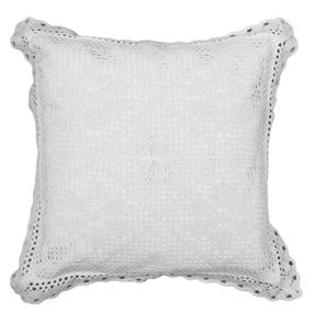 Dekoratyvinės pagalvėlės užvalkalas JB104-01, balta, 40 cm x 40 cm