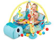Aktyvumo kilimėlis EcoToys Turtle 3in1, 68 cm x 50 cm, įvairių spalvų