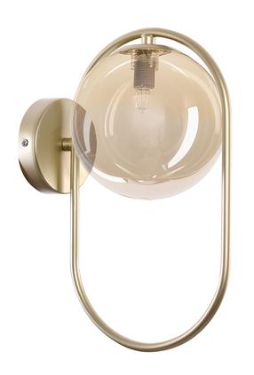 Šviestuvas sieninis Candellux Lighting Cordel, G9, 1 x 28 W, gintaro sp. / žalvario sp.