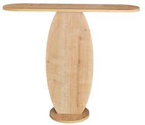 Konsolinis staliukas Kalune Design Ellittica, safyro ąžuolas sp., 100 cm x 30 cm x 81 cm