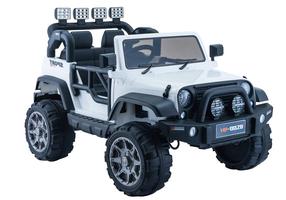 Vaikiškas elektromobilis Lean Cars Jeep HP012, balta sp.