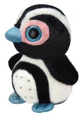Pliušinis žaislas Wild Planet African Penguin, balta sp./juoda sp., 15 cm