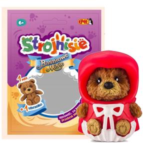 Mängukujuke, karu Epee Fairytale Bears Little Red Riding Hood, pruun v./punane v.