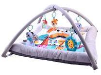 Aktyvumo kilimėlis CICI Love Comfy Delux Gym, 86 cm x 86 cm, pilka sp./įvairių spalvų