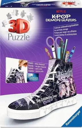 3D пазл Ravensburger Sneaker K-Pop Demon Hunters, 13.5 см x 21.4 см, 108 шт., многоцветный