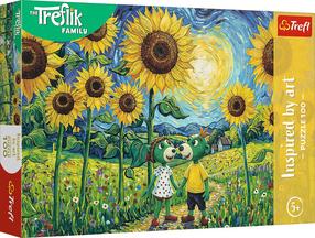 Dėlionė Trefl Walk among the Sunflowers, 41 cm x 27 cm, 100 vnt.