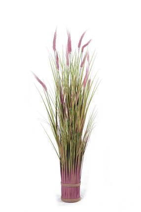 Mākslīgais augs, zāle Domoletti, zaļa krās./rozā krās., 125 cm
