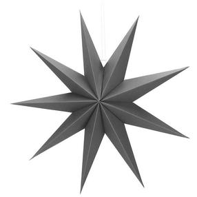 Kalėdinė dekoracija Springos Star CA1102, 60 cm, pilka sp.
