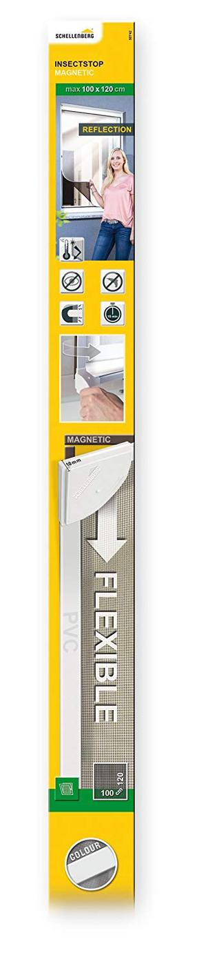 Sääsevõrk Schellenberg Insectstop Magnetic 50742, valge v., 100 cm x 120 cm