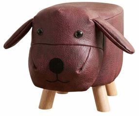 Детский пуф Kalune Design Dog, burgundy цв., 45 см x 28 см