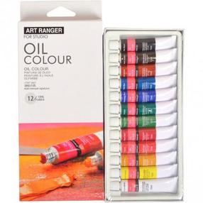 Värv õli Avatar Oil Colour, 12 ml, 12 värv., 12 tk