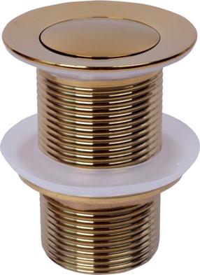 Äravoolusüsteem vannitoavalamu jaoks Mexen, 80 mm, 62 mm, click clack-funktsioon, kuldne v.