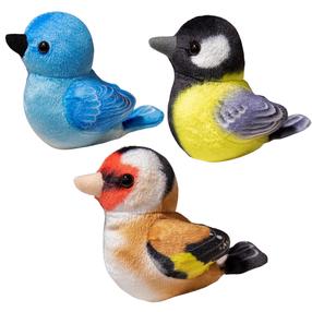 Pliušinis žaislas paukštis 22559, (spalva/dizainas parenkami atsitiktine tvarka), 10 cm