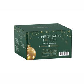 Lempučių girlianda Christmas Touch Stars Curtain, 1.5 m, šiltai balta sp., 48 LED