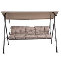 Lauko sūpynės Patio Seville, ruda sp./pilka sp., 222 cm x 126 cm x 155 cm