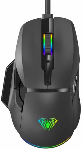 Juhtmega mänguhiir Aula F815 RGB, must v.