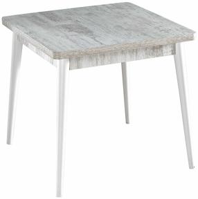 Valgomojo stalas Kalune Design Flora Antique, antique sp., 80 cm x 76.5 cm x 80 cm