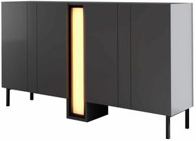 Konsoollaud Kalune Design Nova, antratsiit v., 32 cm x 155 cm x 85 cm