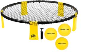 Mäng Get & Go Smash Ball Set, 90 cm x 90 cm, must v./kollane v.